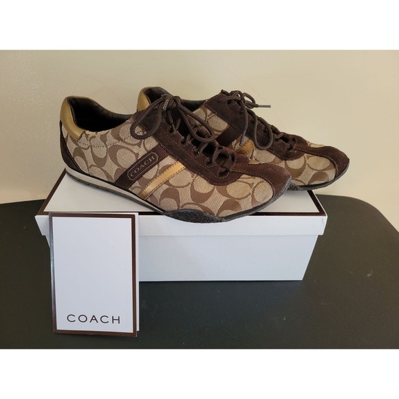 Coach signature canvas shoes size 9 - Picture 1 of 12
